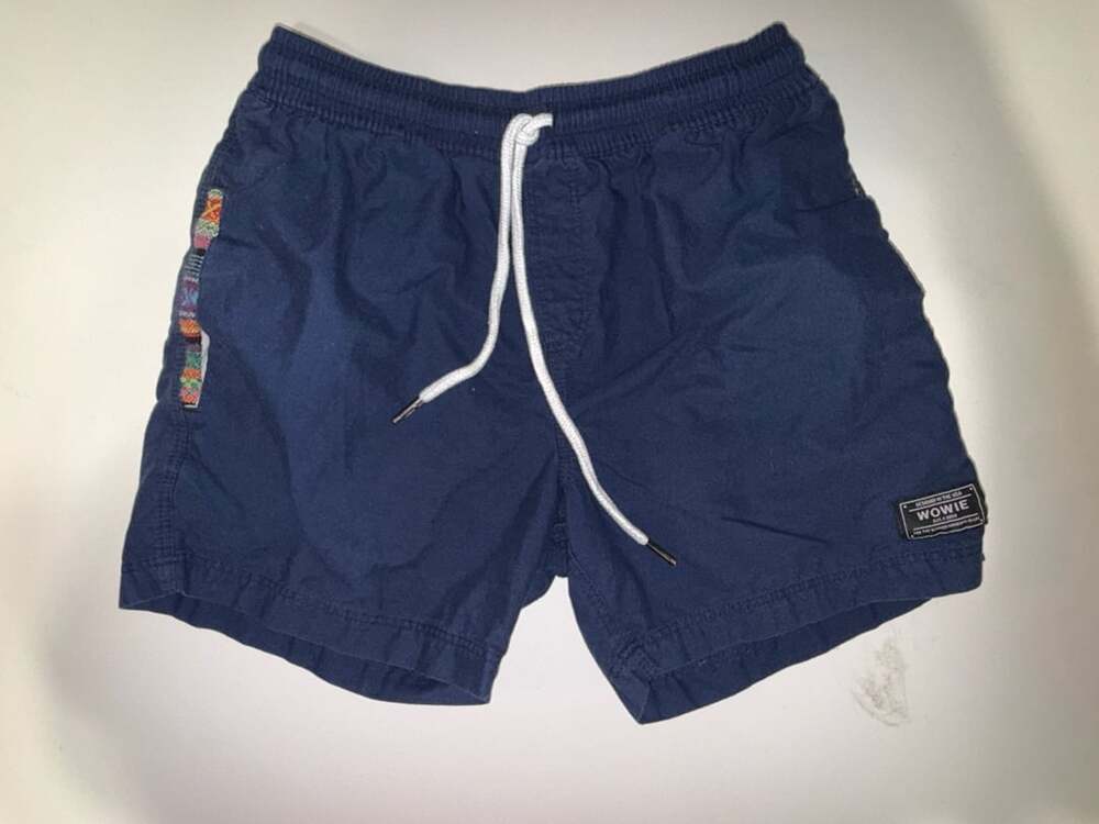 Wowie Shorts Size S Navy Blue Drawstring